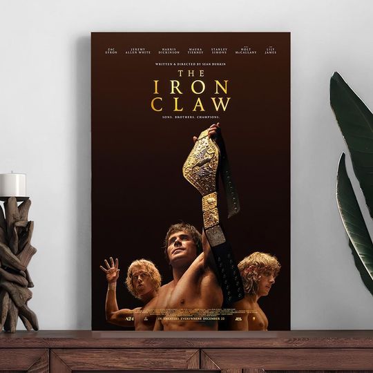 Discover The Iron Claw Movie Poster