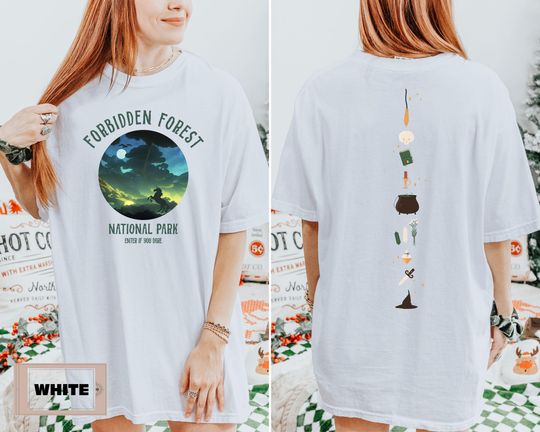 Discover Forbidden Forest National Park Shirt, National Park Wizard Shirt