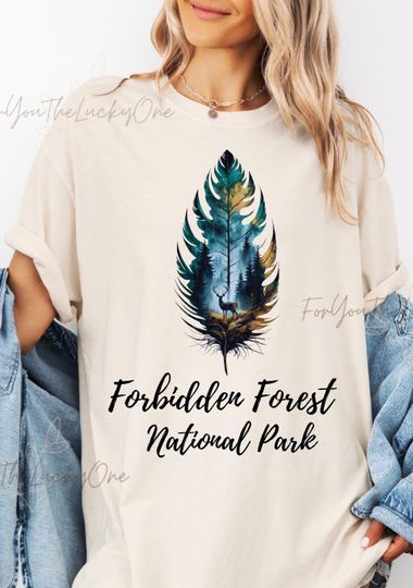 Discover Forbidden Forest Shirt, Bookish T-Shirt, Wizarding School Shirt