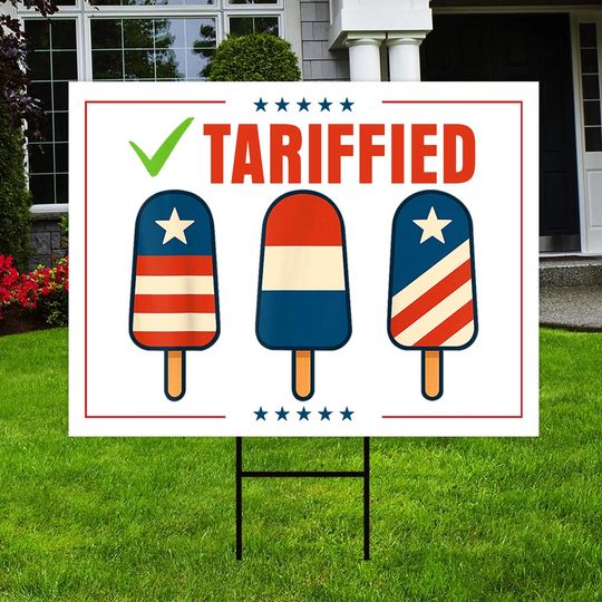 Discover Tariffied Yard Sign, Anti Trump Sign, Tariff-ied Yet Sign, Resist Sign, Democrat Sign, Liberal Sign, Fuck Trump Sign, Anti Fascist Sign