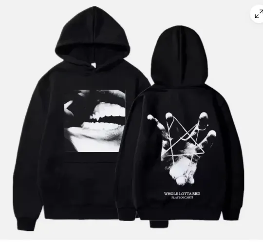 Discover Rapper Playboi Carti Whole Lotta Red Album 3D Hoodie