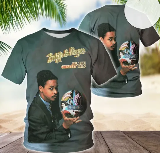 Discover Zapp And Roger All The Greatest Hits Album Cover AOP 3D T-shirt