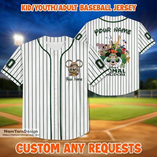 Discover Personalized Disneyyy animall kingdom Baseball Jersey, Matching Family Disneyyy