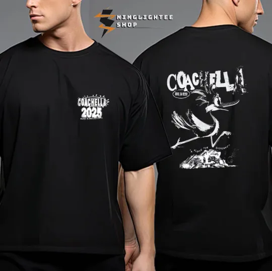Discover Coachellla Valley Music And Arts Festival 2025 Zippy Unisex T-Shirt Two Sides