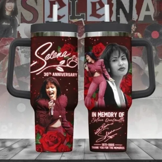 Discover 30th Anniversary Selena Quintanilla Perez 40oz Tumbler Great New