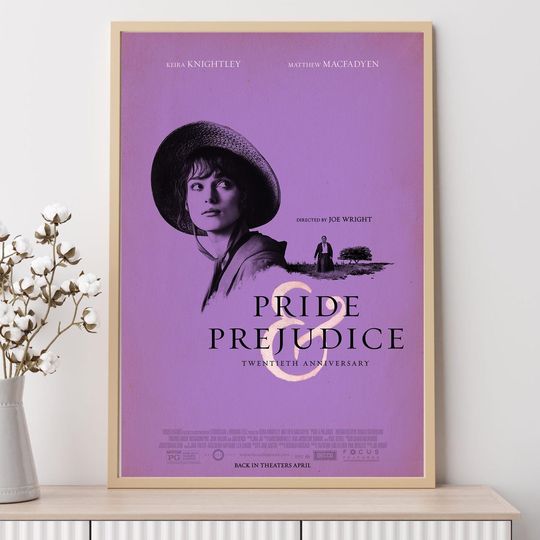 Discover Pride & Prejudice Movie Poster, Home Decor