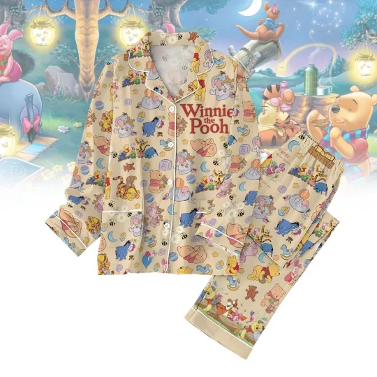 Discover Vintage winniee the poohh Pajamas, Pooh And Friends Women Pajamas