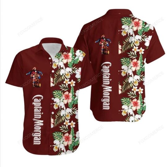 Discover Captain Morgan Hawaiian Shirt, Whiskey Hawaiian Shirt