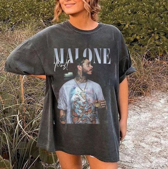 Discover Post Malone Comfort Color T-Shirt, Cowboy Post Shirt, Western Graphic Tee