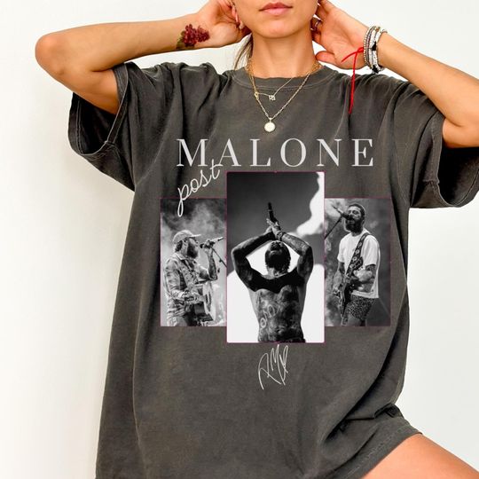 Discover Post Malone Shirt, Concert Shirt, Post Malone Merch, Vintage Post Malone Merch