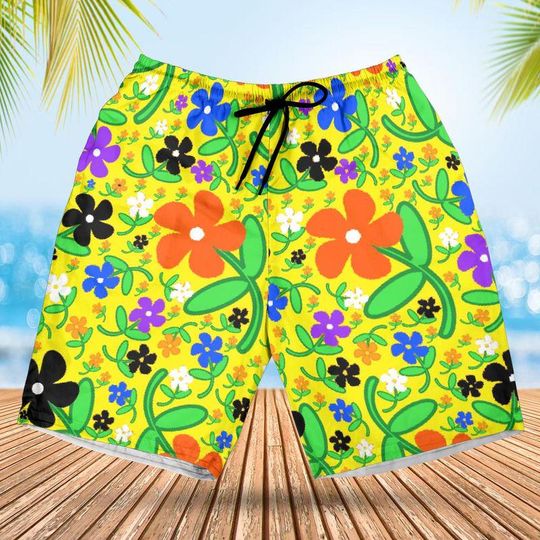 Discover Floral All-over Print Hawaiian Shorts