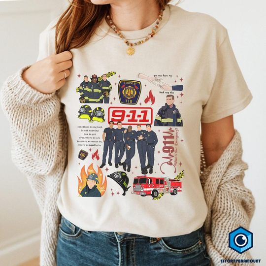 Discover 911 Movie Shirt | American TV Series Shirt 9-1-1 TV Show Shirt | Evan Buckley Shirt