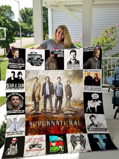 Discover Supernatural Fleece Blanket, Supernatural Movie Fleece Blanket