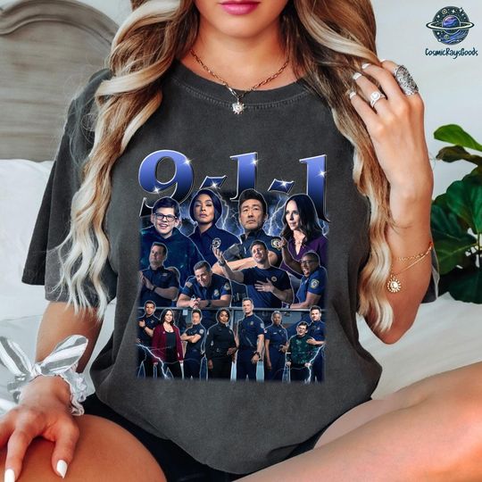Discover 911 American TV Series Shirt, 9-1-1 TV Show Shirt, Evan Buckley Shirt, Bobby Nash Shirt