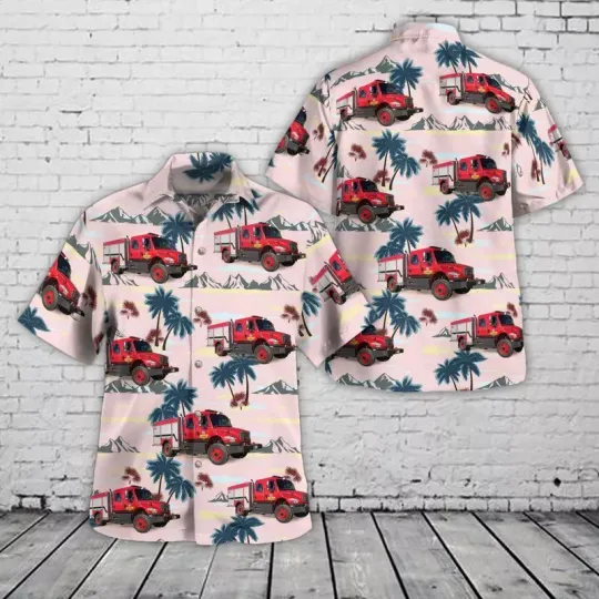 Discover Rough and Ready Fire Department Rough and Ready California Hawaiian Shirt