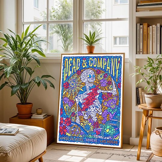 Discover HOT Dead & Company Apr 26 2025 Sphere Las Vegas NV Poster
