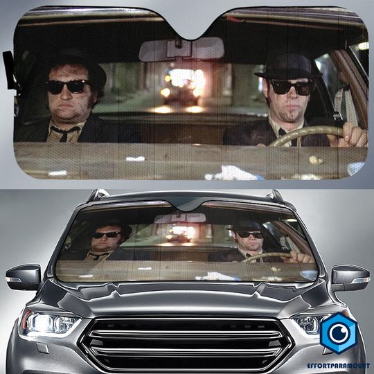 Discover The Blues Brothers Car Sun Shade, The Blues Brothers Car Windshield, Joliet Jake Blues