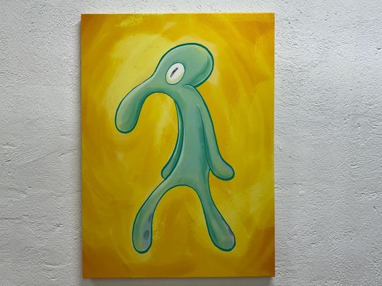 Discover Bold And Brash, Squidward Poster, Modern Poster Art, Home Decor Wall Art