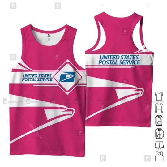 Discover Beautiful Postal Worker Tank Top, Post Office 3D All Over Printed Tank Top BC438
