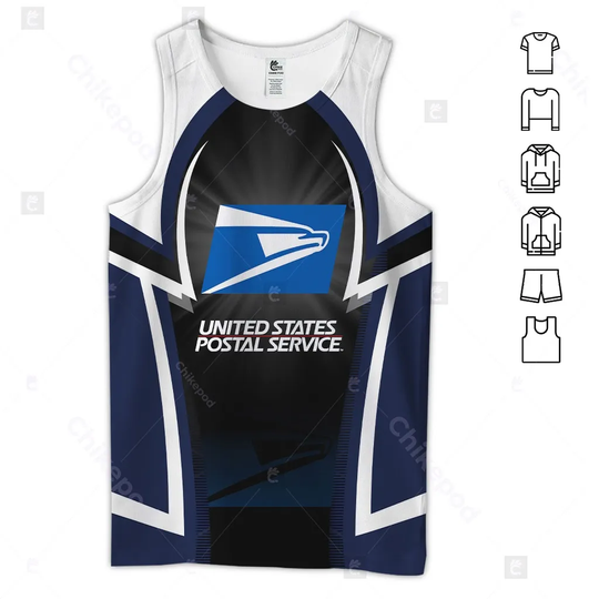 Discover Postal Worker Tank Top, Post Office 3D All Over Printed Tank Top NT103