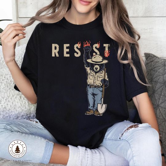 Discover Resist Shirt,Environmental Activism Tee,National Park Shirt,Protect Our National Parks Shirt,Parks Over Profit Granola Girl