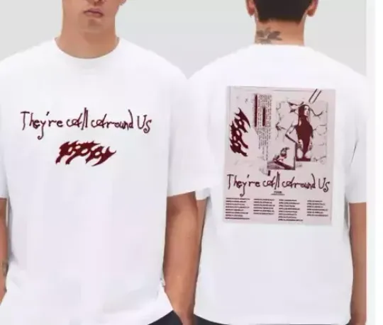 Discover Poppy They're All Around Us 2025 Tour Dates Fan T-Shirt