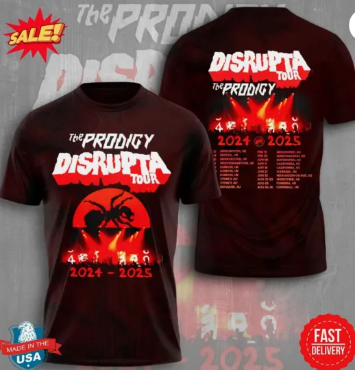 Discover The Prodigy 3D Shirt S-5XL 2024-2025