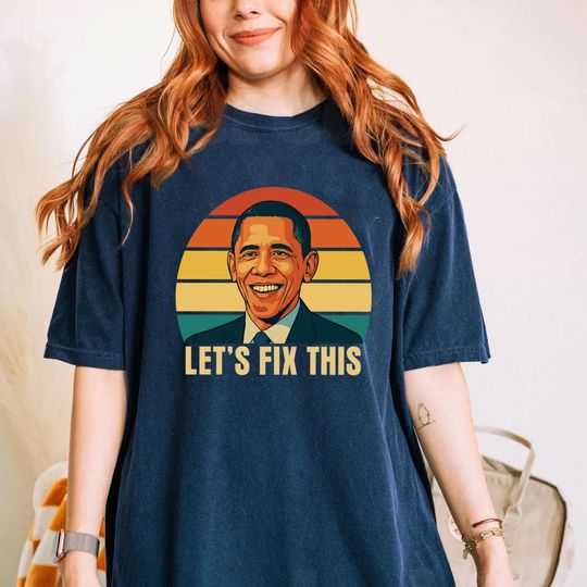 Discover Let's Fix This Obama 2028 shirts, Obama 2028 Yes We Can Again shirts, Obama 2028 shirts