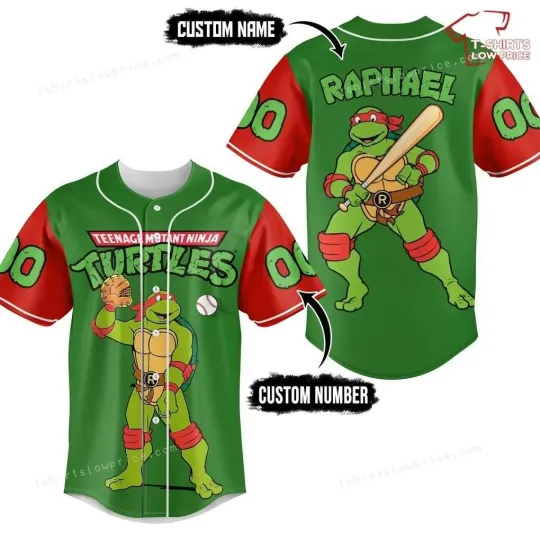 Discover Teenage Mutant Ninja Turtles Baseball Jersey