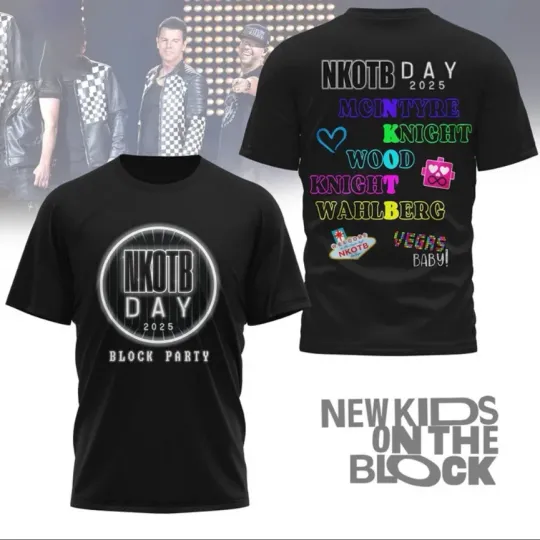 Discover NK on The Block 2025 Block Party AOP 3D T-Shirt