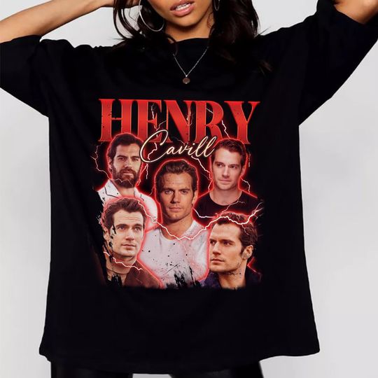 Discover Retro Henry Cavill Shirt, Henry Cavill Tshirt