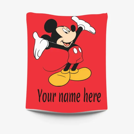 Discover Personalized Blanket for Girls and boy  Mickeyy mouse Blanket