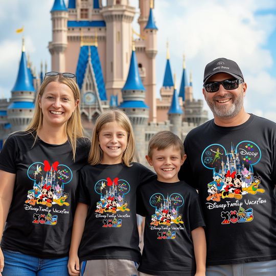 Discover 2025 Disneyyy Trip Shirts for Families Couples