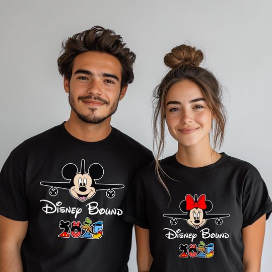 Discover Disneyyy Bound 2025 Matching Shirts for Couples Families
