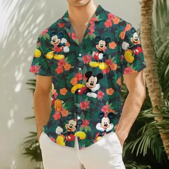 Discover Mickeyy mouse Hawaiian Shirt, Disneyyy Hawaiian Shirt, Mickeyy Aloha Shirt