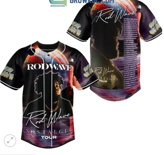 Discover Rod Wave Nostalgia Tour In Three Month Baseball Jersey, 3D Jersey Gifts