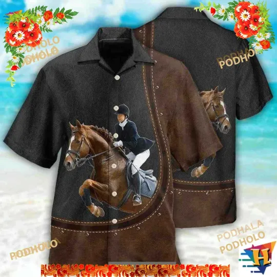 Discover Show Horseback Riding Hawaiian Shirt