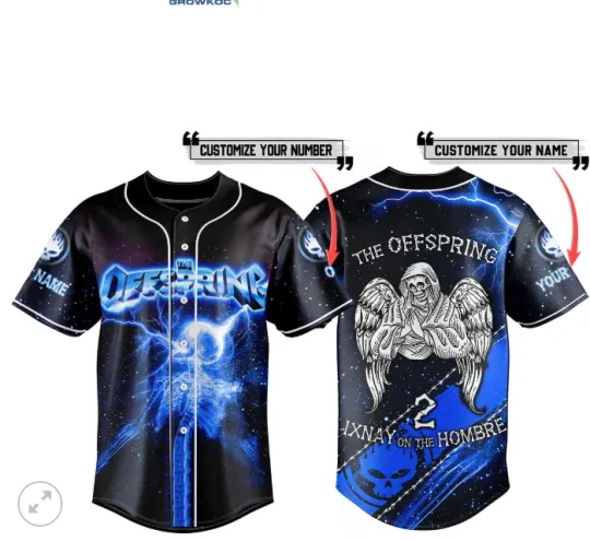 Discover The Offspring Ixnay On The Hombre Fan Baseball Jersey, Gift For Fan