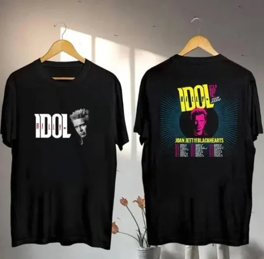 Discover Billy Idol It's Nice Day To Tour Again 2025 Shirt, Billy Idol 2025 Concert