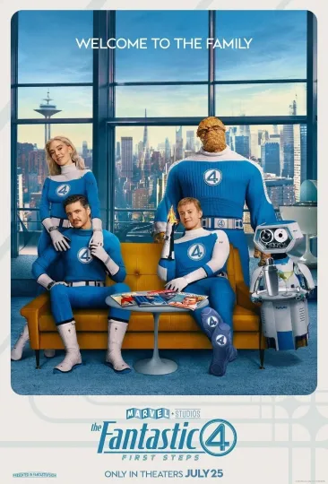 Discover 2025 The Fantastic Four First Steps Movie Poster Glossy Photo Print