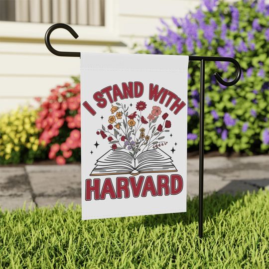 Discover I Stand With Harvard Garden Flag, Hands Off Harvard Flag, Steve Kerr Harvard Flag