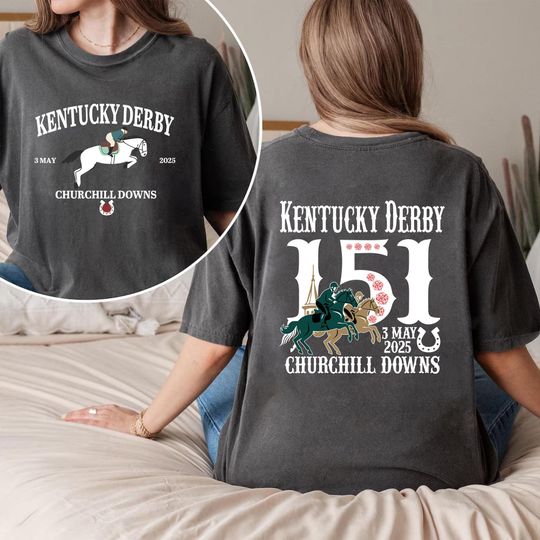 Discover 2 Sides Derby Day Shirt, Derby Vibes Shirt, Horse Racing Lover Shirt