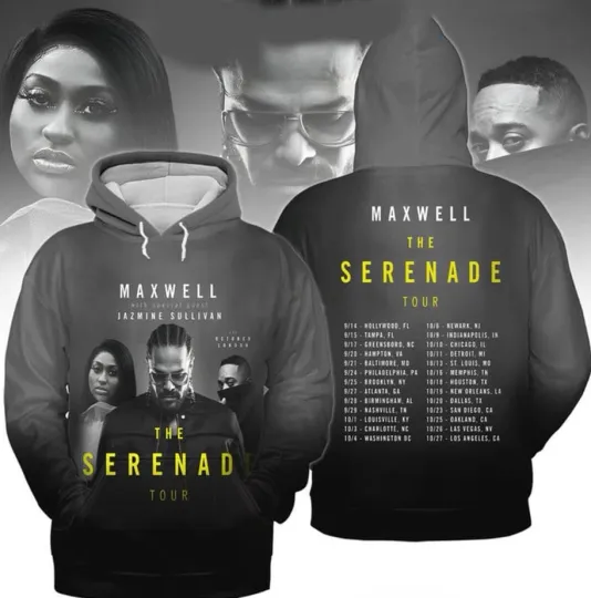 Discover 3D HOODIE US size, The Serenade 2024 Tour Of Maxell Hoodie