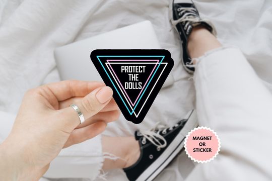 Discover Protect The Dolls Trans Live LGBT Sticker, Protect Trans Kids