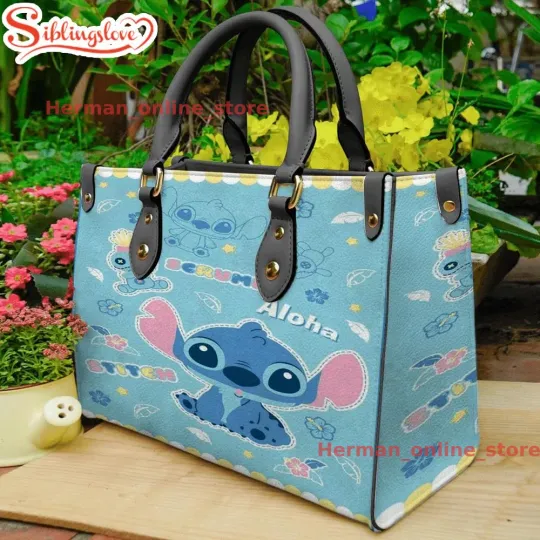 Discover Cute Stitchhh Disneyy Leather Handbag