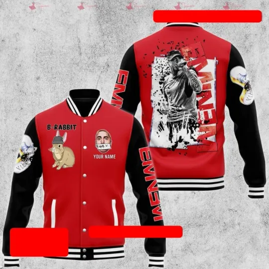 Discover Eminem B-rabbit Personalized Baseball Jacket Cute design new shirt