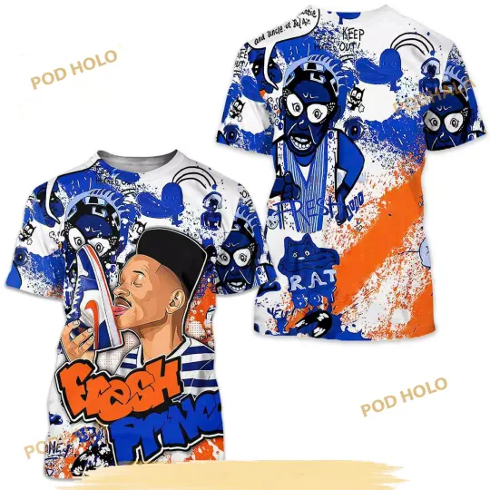 Discover FP Lick Jordan Unisex Sneaker 3D Shirt Match Mid Knicks 1s Tee