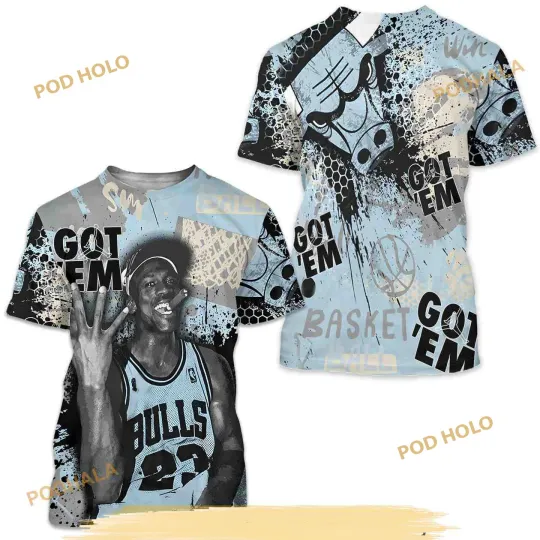 Discover Got Em Basketball Unisex Sneaker Shirt Match Solefly 13s 3D Shirt