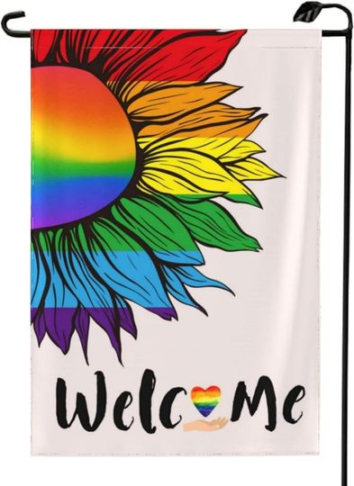 Discover LGBTQ Pride Welcome Garden Flags Double Sided