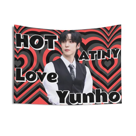 Discover Kpop Concert Banner, ATEEZ 2025 Tour Banner for Indoor Wall Tapestries, Yunho Concert Banner, Kpop Gift Wall Decor